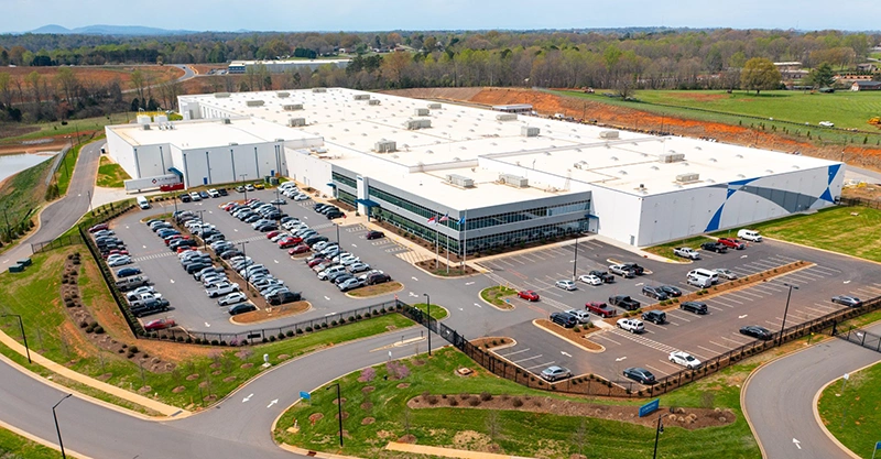 Aerial photo of the Trivium Cable Plant